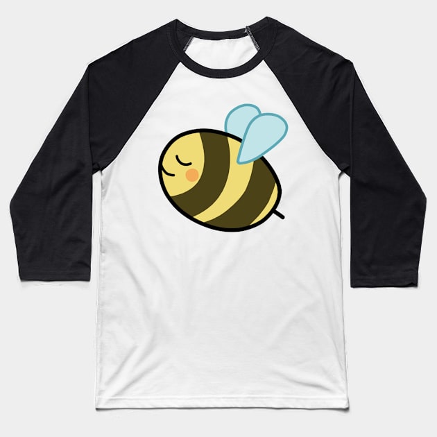 Sleepy Bee Baseball T-Shirt by diffrances